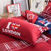 Ich liebe London Red Bettwäsche-Set