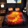 Wasser- und Feuer-Basketball-Bettbezug