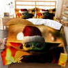 Baby Yoda feiert Weihnachten Bettbezug