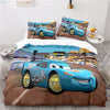 Bettbezug Cars Lightning McQueen Blau