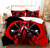 Schwarzer und roter Deadpool-Bettbezug