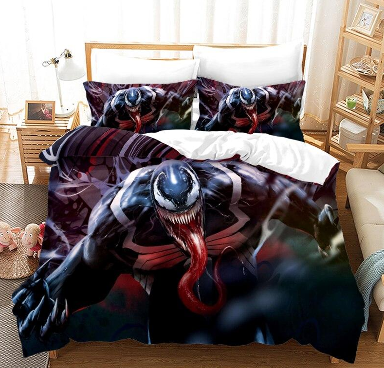 Disney Marvel Venom Tongue Bettbezug