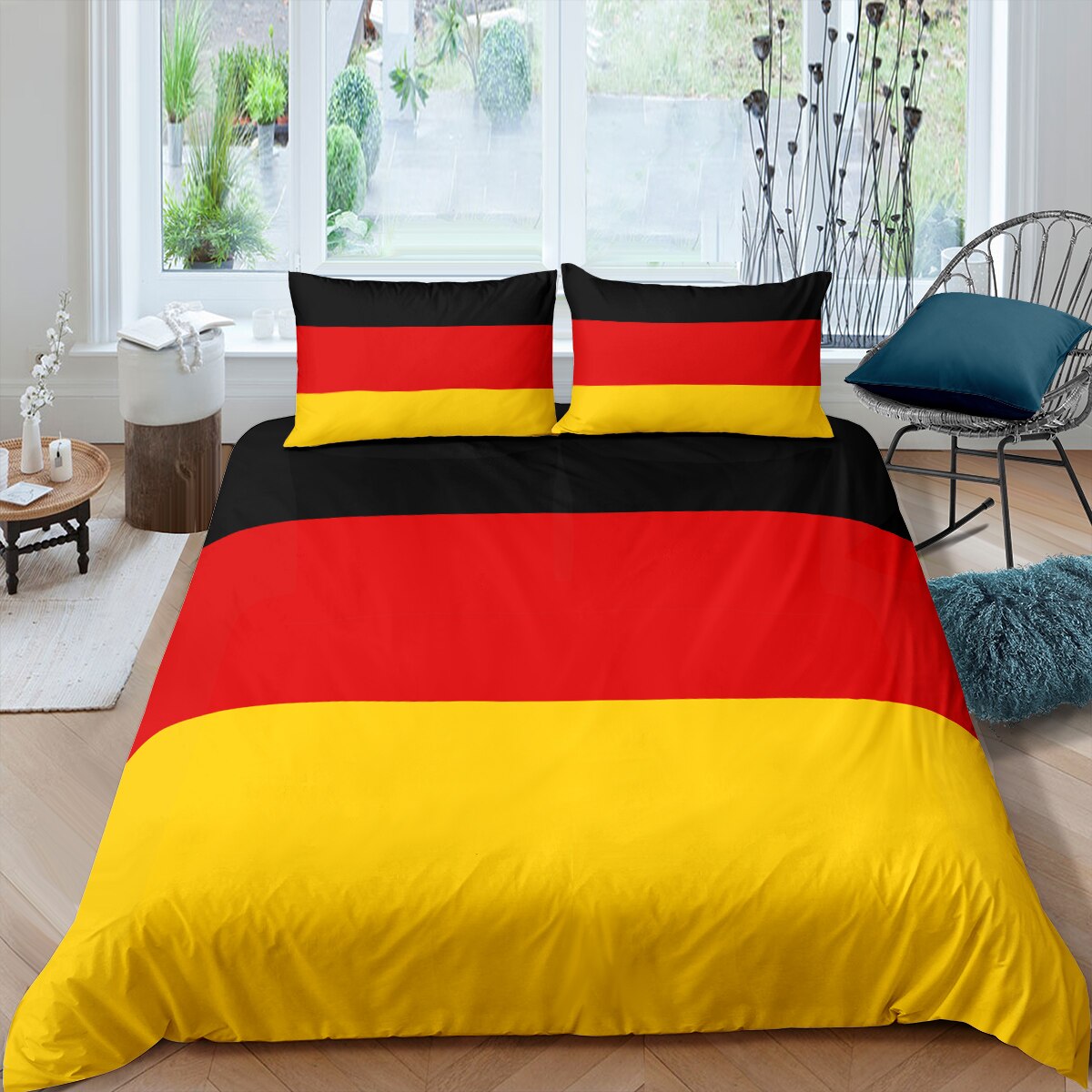 Bettbezug mit Deutschland-Flagge