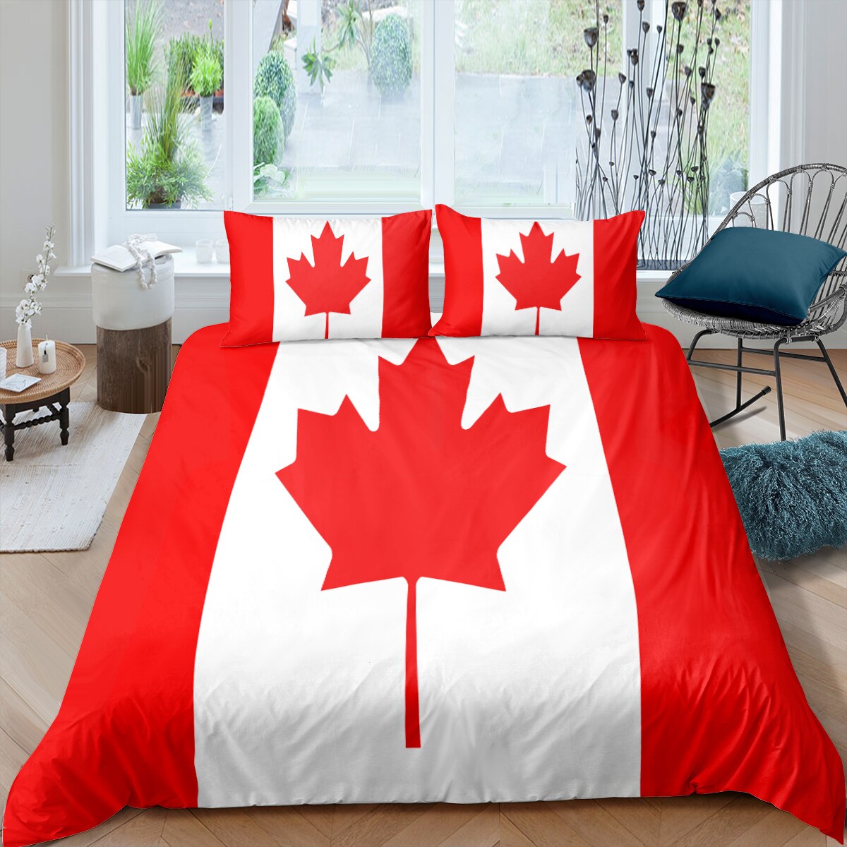 Bettbezug mit Kanada-Flagge