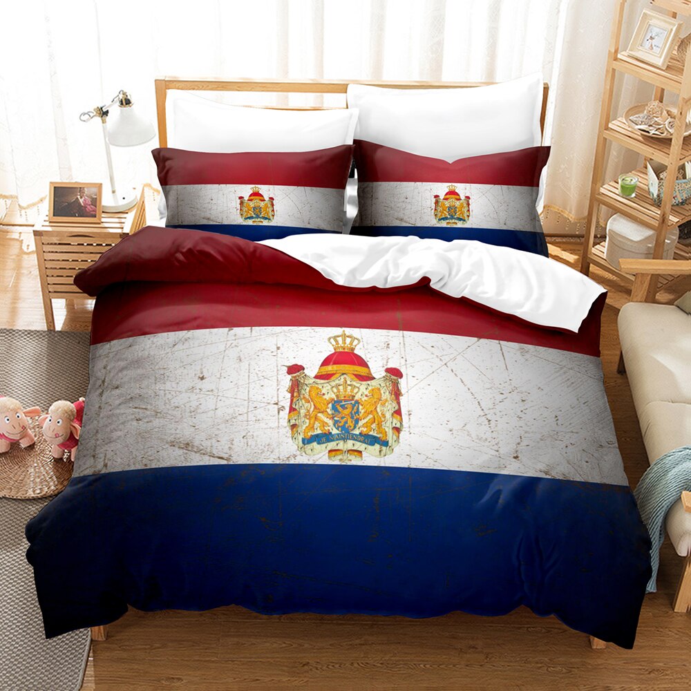 Bettbezug mit Kroatien-Flagge