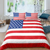 Bettbezug mit USA-Flagge