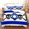 Bettbezug mit israelischer Flagge