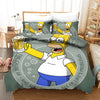 Bettbezug Die Simpsons Homer und das Bier
