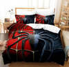 Marvel Spider Man 3 Bettbezug Rot und Schwarz