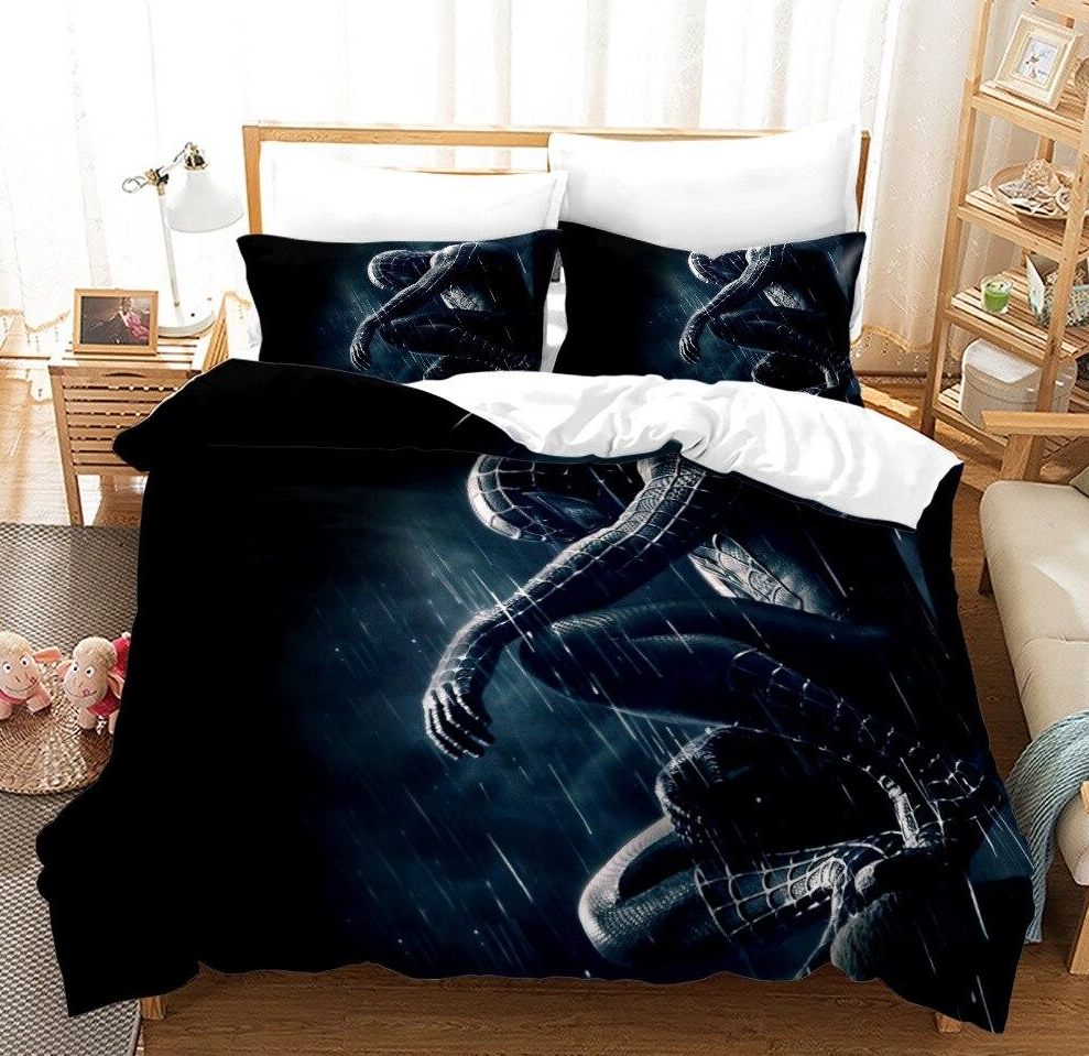 Bettbezug Marvel Spider Man Schwarz