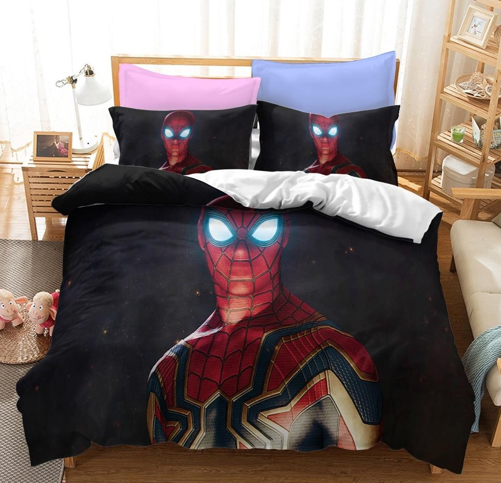 Bettbezug Marvel Spider Man leuchtende Augen