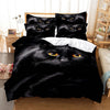 Schwarzer Cat Noir Bettbezug