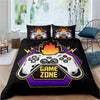 Gaming Game Zone Schwarzer Bettbezug