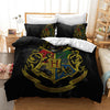 Harry Potter schwarzer Bettbezug