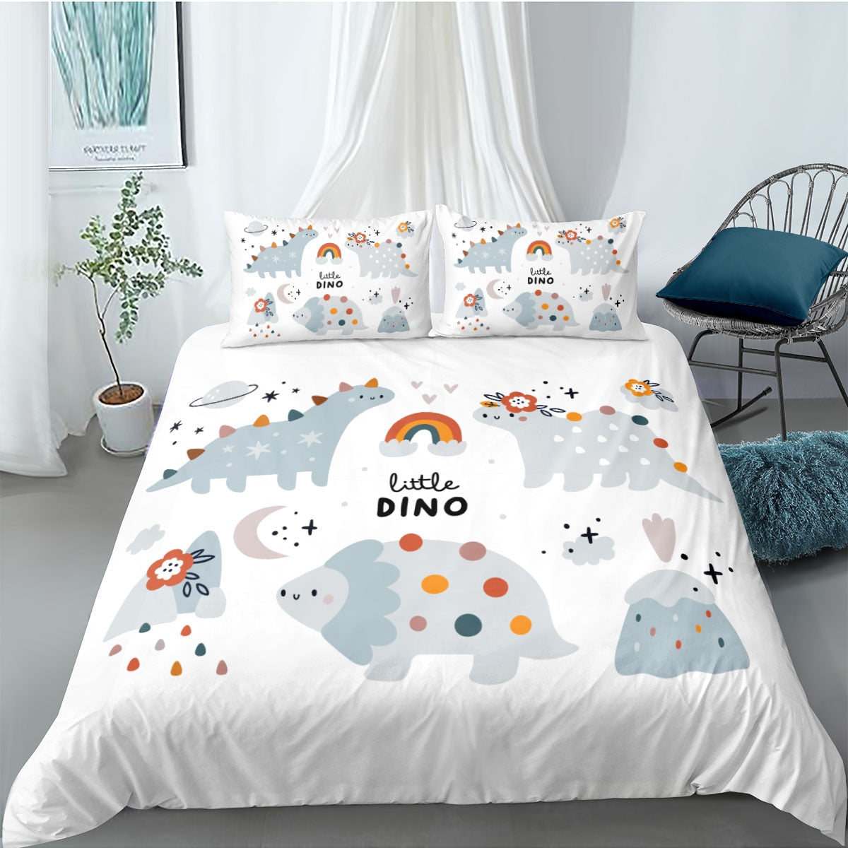 Kleiner Dino-Bettbezug