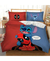 Stitch und Deadpool Bettbezug