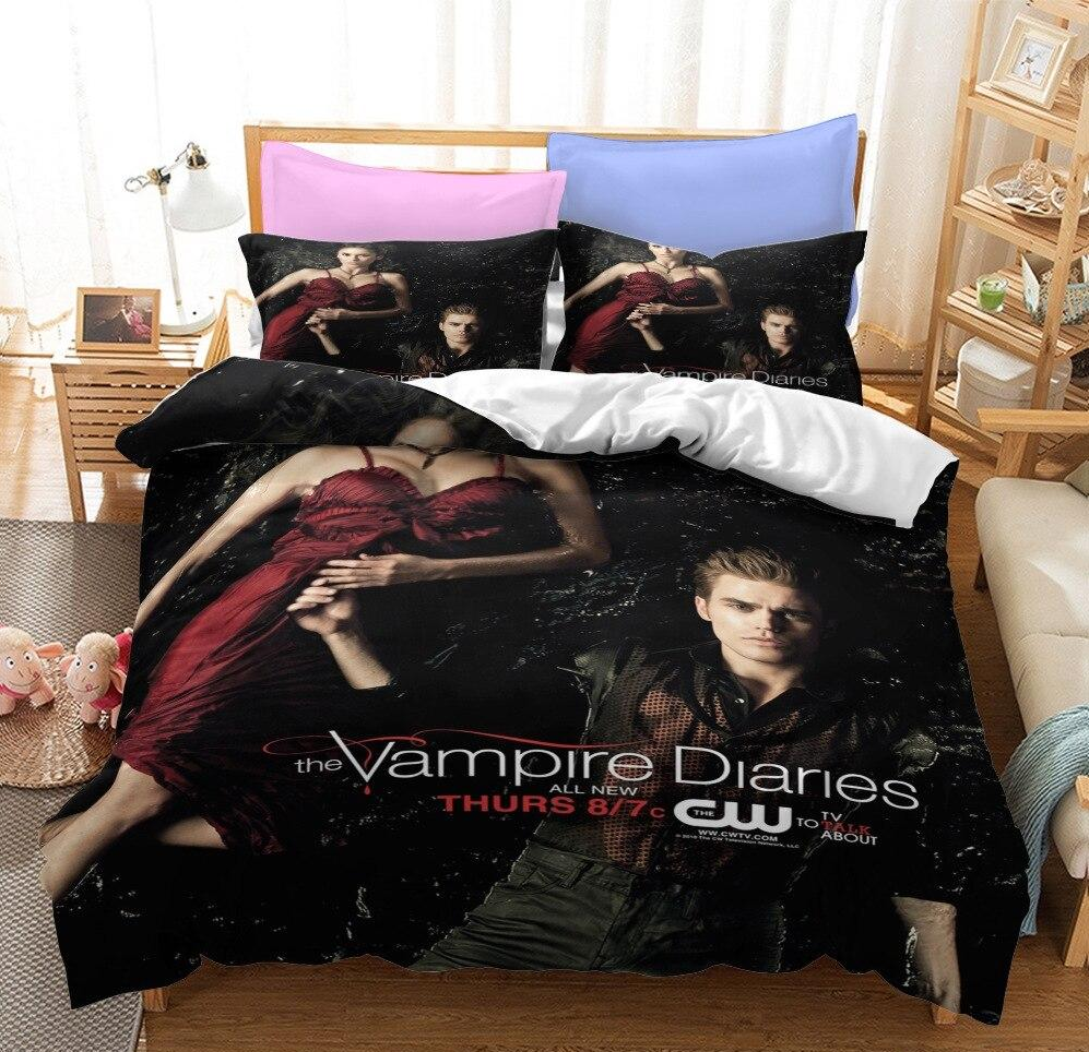 The Vampire Diaries Stefan und Elena Bettbezug