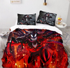 Roter Venom-Bettbezug