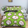 Baseball-grüner Bettbezug