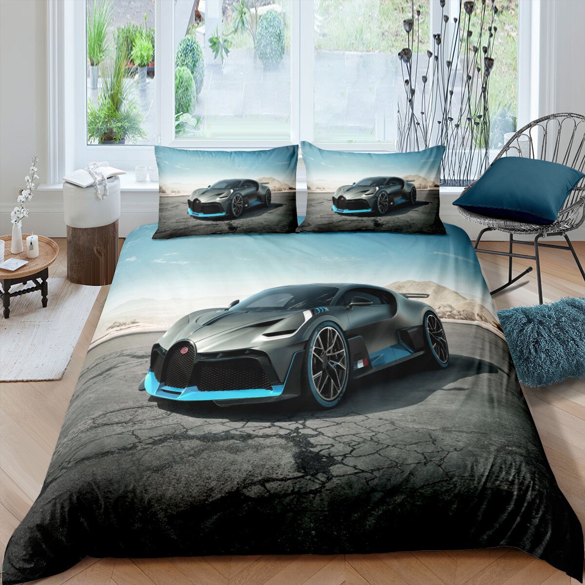 Bettbezug für Luxusautos von Bugatti