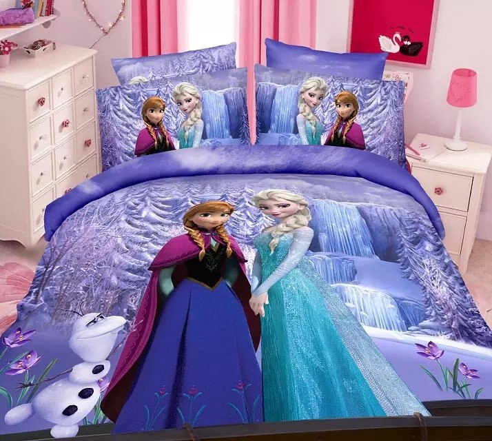 Anna und Elsa Aux Cascades Bettbezug