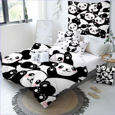 Baby-Pandas-Bettbezug