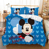 Blauer Mickey-Mouse-Bettbezug