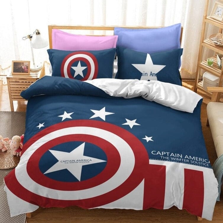 Captain America Doppel-Bettbezug