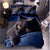 Bettbezug mit Chartreux-Katze