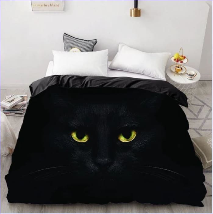 Bettbezug „Katze im Schatten“.