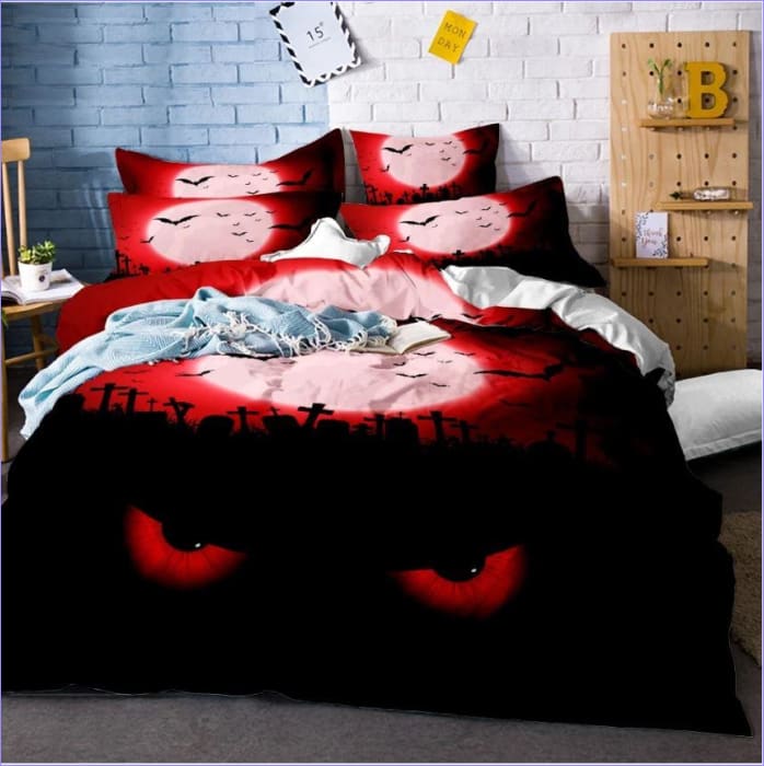 Gothic-Katzen-Bettbezug