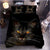 Bettbezug mit schwarzer Katze-Zeichnung