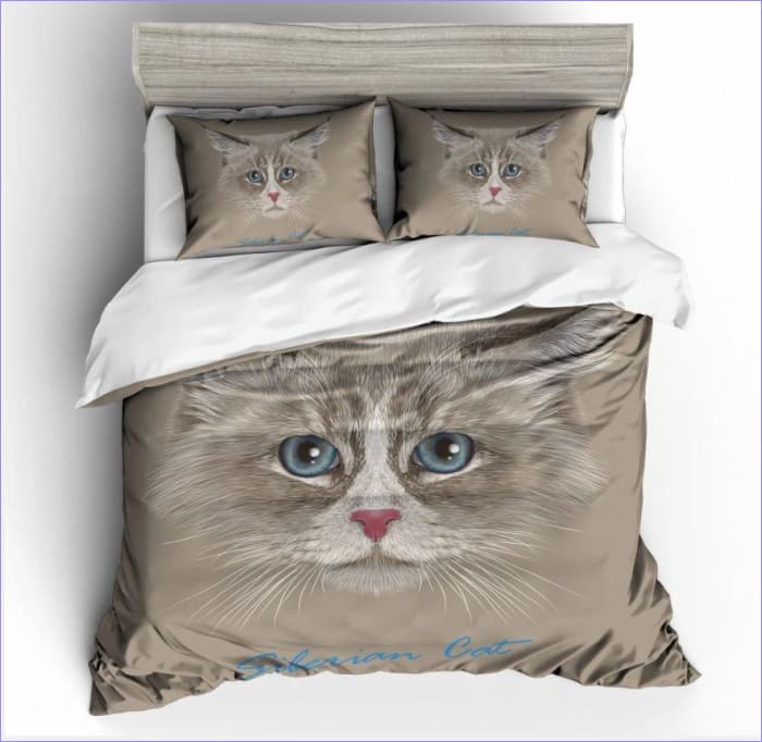 Sibirische Katze Bettbezug