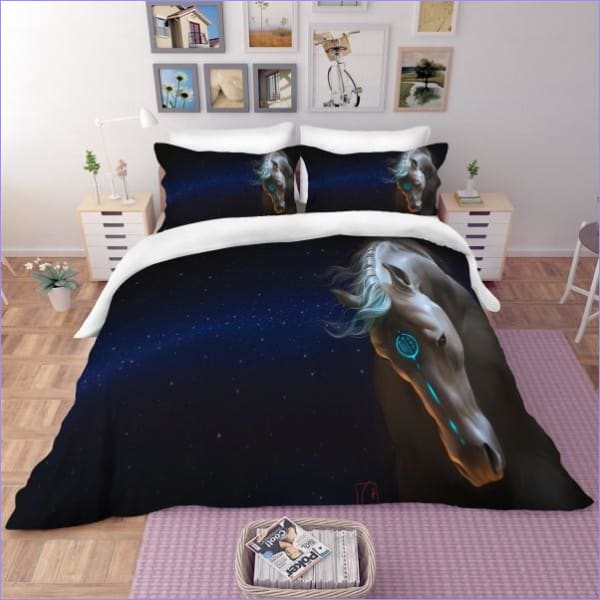 Fantasy-Pferd-Bettbezug
