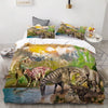 Baumwoll-Dinosaurier-Bettbezug