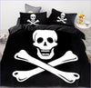 Bettbezug mit Piratenflagge