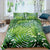 Bettbezug mit Palmblättern