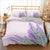 Lavendel-Blumenbettbezug