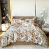 Bettbezug mit Blumenmuster im englischen Stil, Ocker