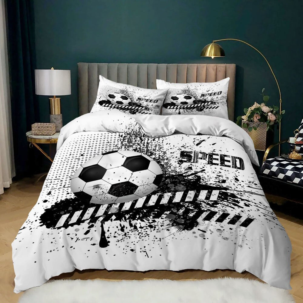 Fußball-Speed-Bettbezug