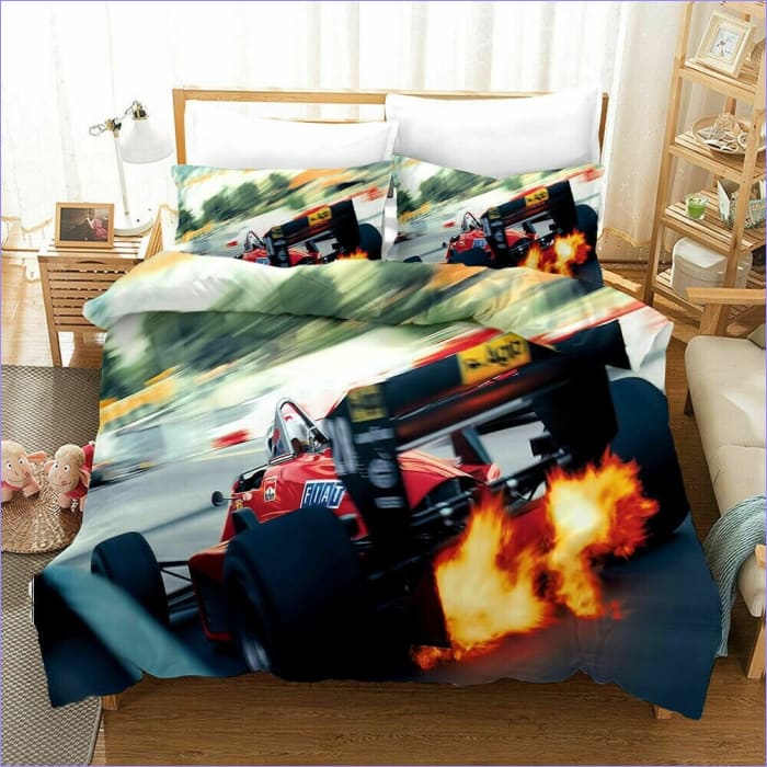 Bettbezug Formel 1 Flammen