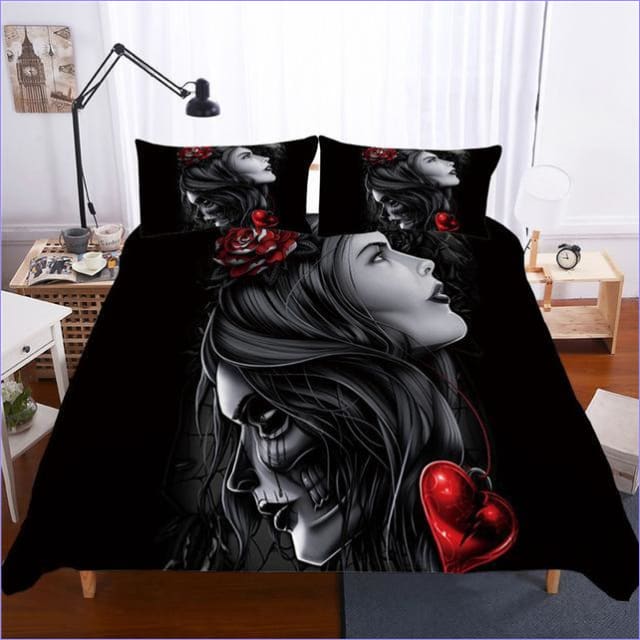 Gotischer Double-Face-Bettbezug