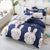 Blauer Manga-Kaninchen-Bettbezug