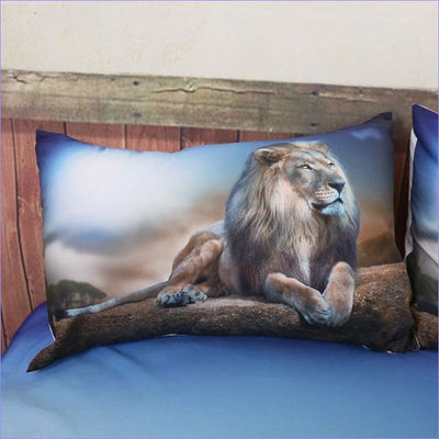 Ruhender Löwe-Bettbezug