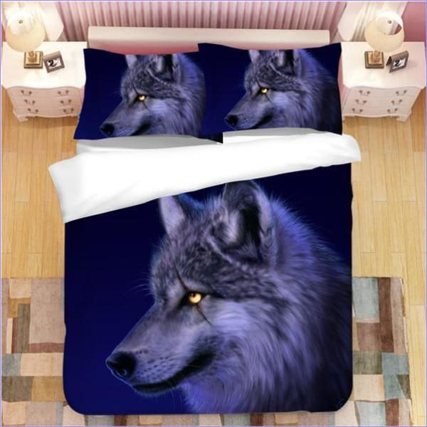 Bettbezug mit Wolfsnarbe