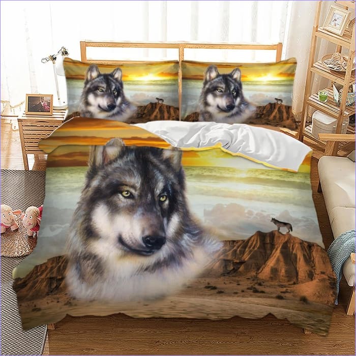 WildWest Wolf Bettbezug