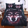 Realistischer Wolf-Bettbezug