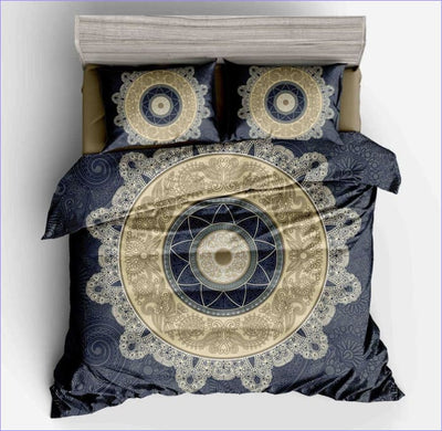Kreis-Mandala-Bettbezug