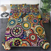 Bettbezug mit floralem Hippie-Mandala-Motiv