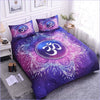 Arabischer violetter Mandala-Bettbezug
